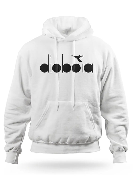 Felpa Con Cappuccio Dioboia Logo Fake Diadora-1